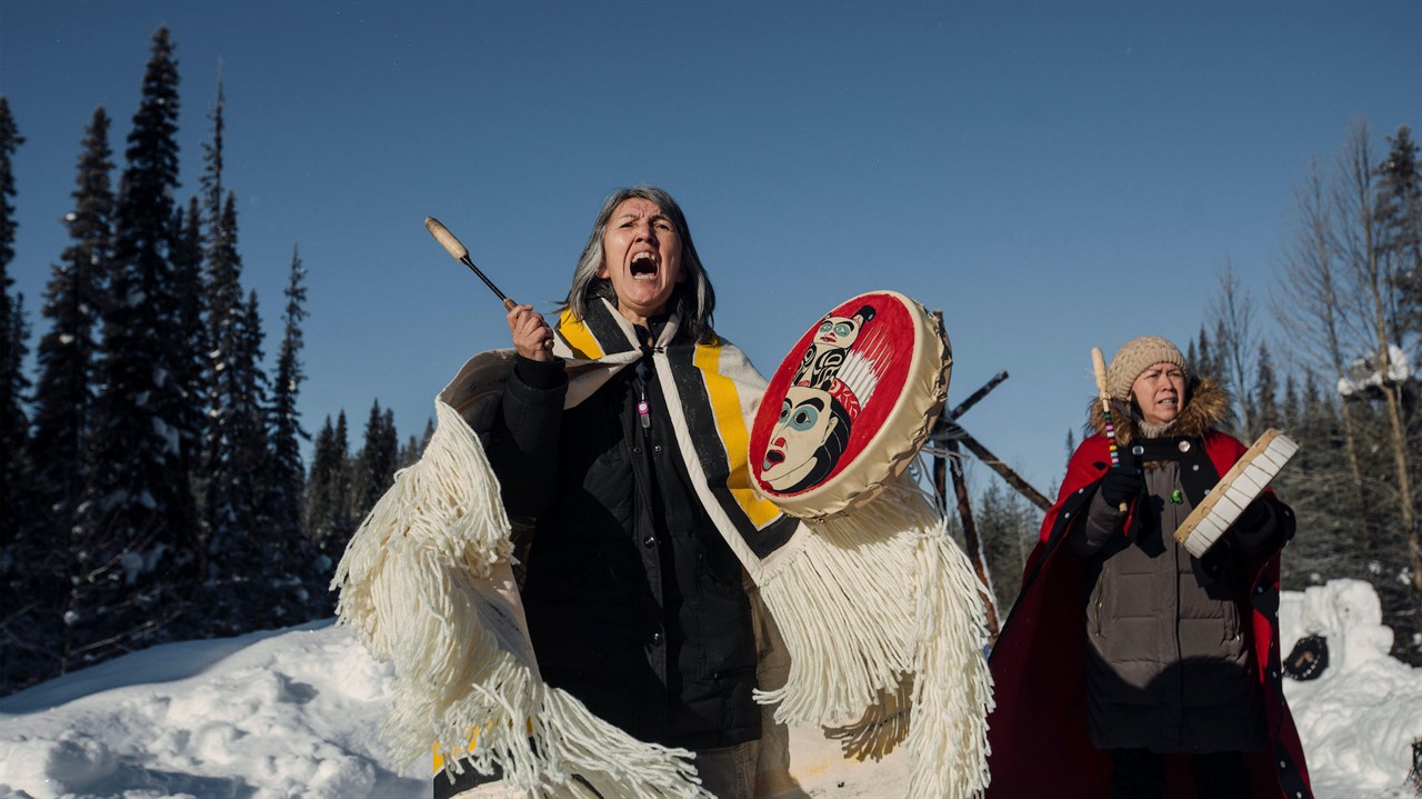 Indigenous drummers